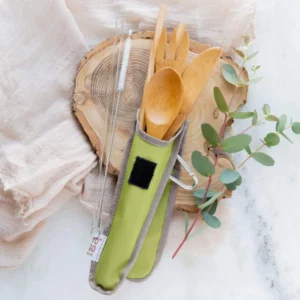 Reusable Utensil Kit with Straw from the Zero Waste Store