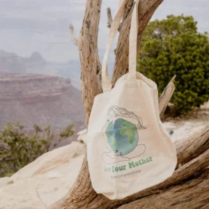 Love Your Mother Organic Tote Bag from the Zero Waste Store