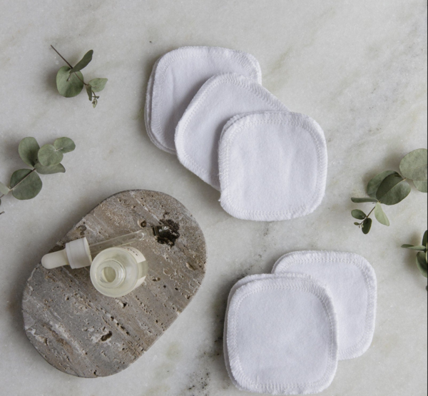 zws organic cotton reusable facial rounds